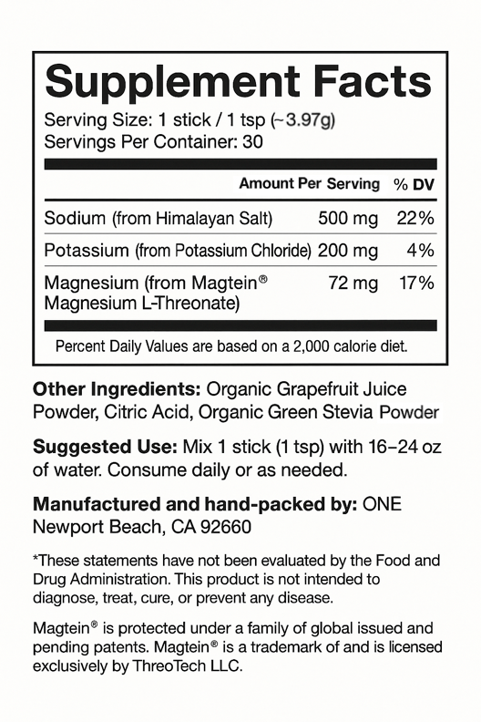 Premium Grapefruit Electrolytes